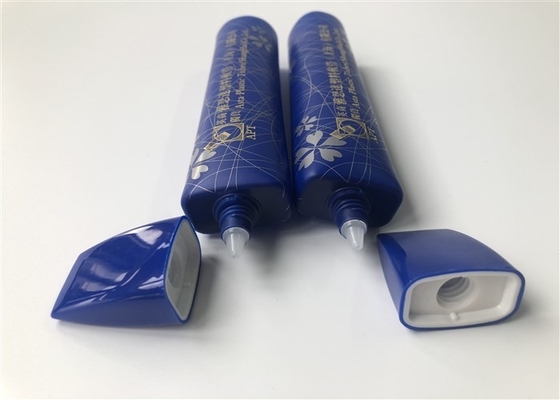 Diameter 30mm dark blue ASTA duck muzzle tube one color silk screen printing hot stamping with gold duck muzzle cover