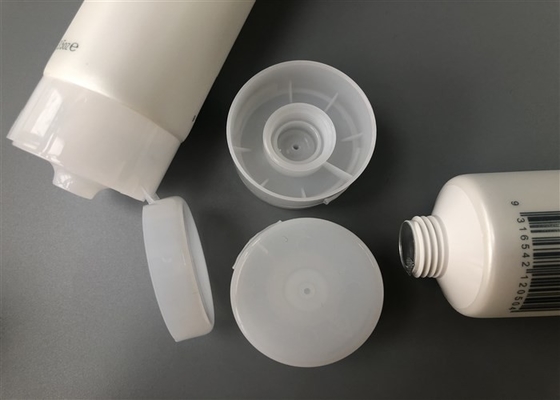 White Pearlecent NATIO AGELESS Cosmetic Packaging Tube With Flip Top Cap 100g