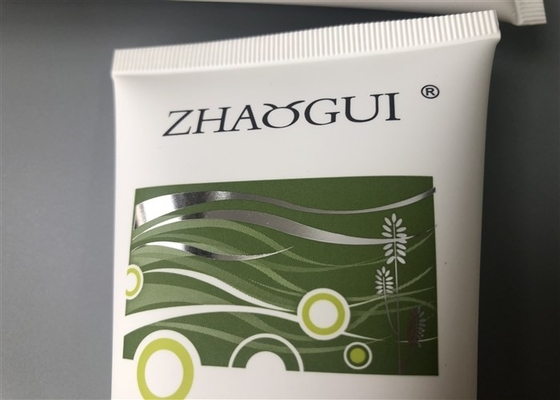 Diameter 50mm Milk White Cosmetic Tube Packaging Transparent Flip Top Cap 260ml
