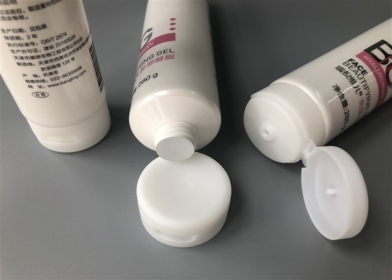 White Pearl Plastic Lotion Tubes Rinawal BG Face Beautifying Gel With Frosted Flip 280g