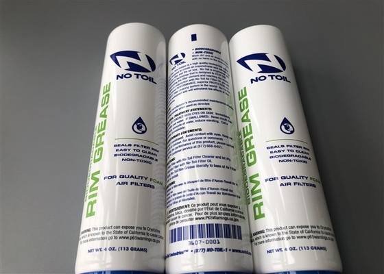 NO TOIL Plastic Lotion Tubes , 4c Offset  Printing Empty Makeup Containers 113g